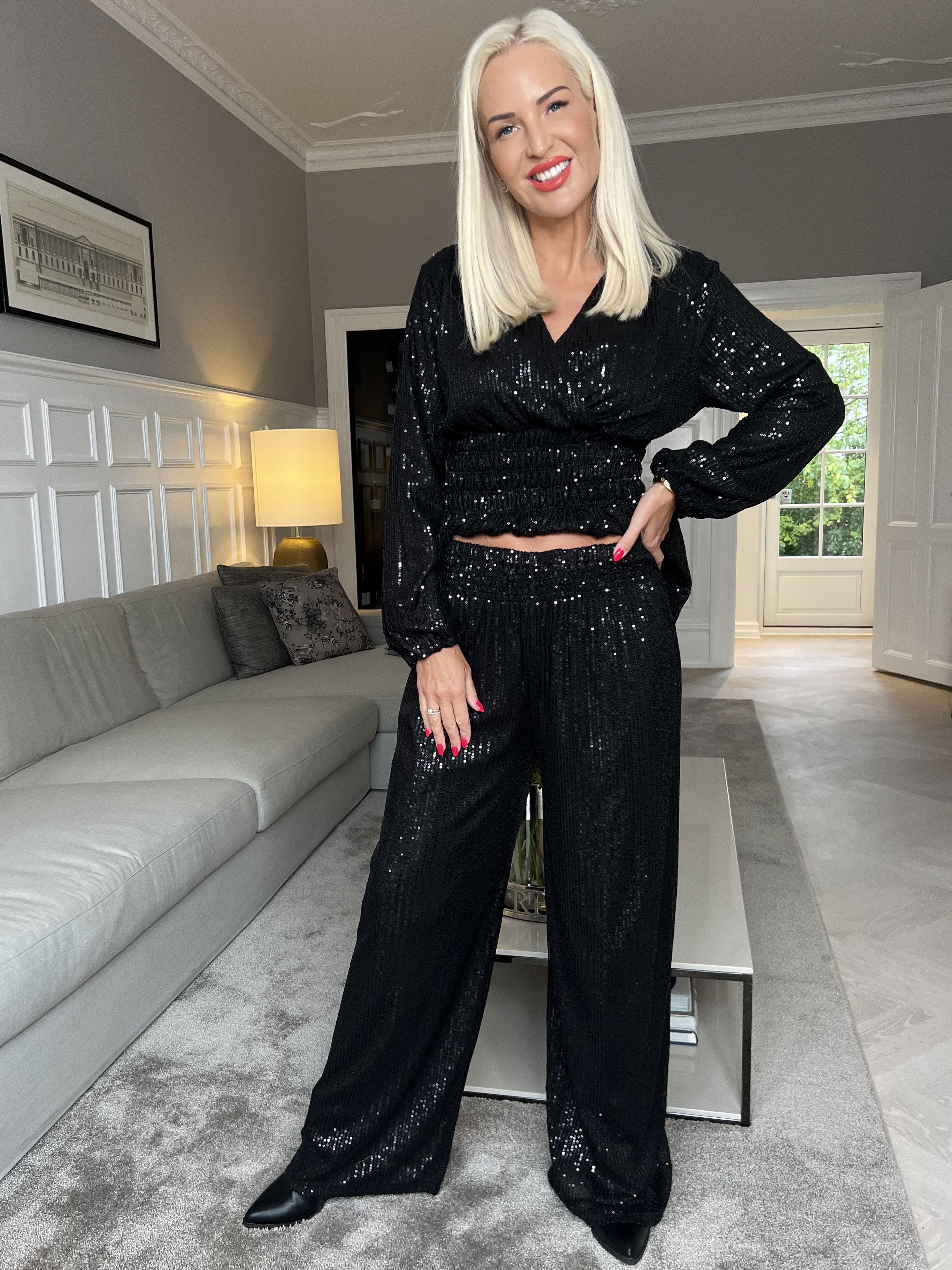 Pams Pants Glitter - Lösa byxor med paljetter